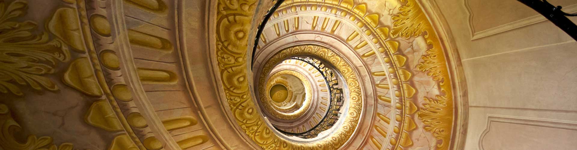 Spiral staircase in Melk Abbey