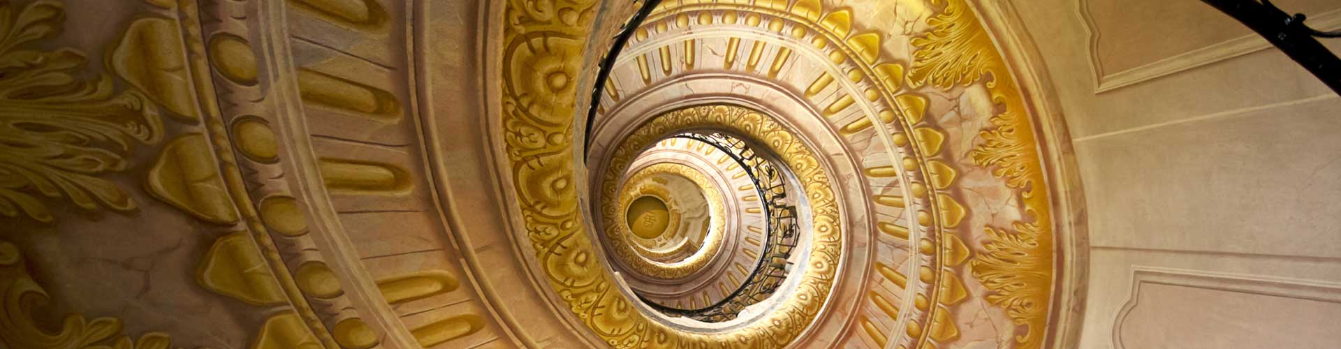 Spiral staircase in Melk Abbey